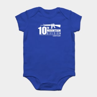 10th Mountain Division Baby Bodysuit